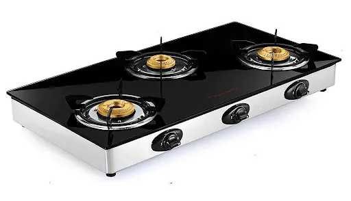 Three-burner gas stove